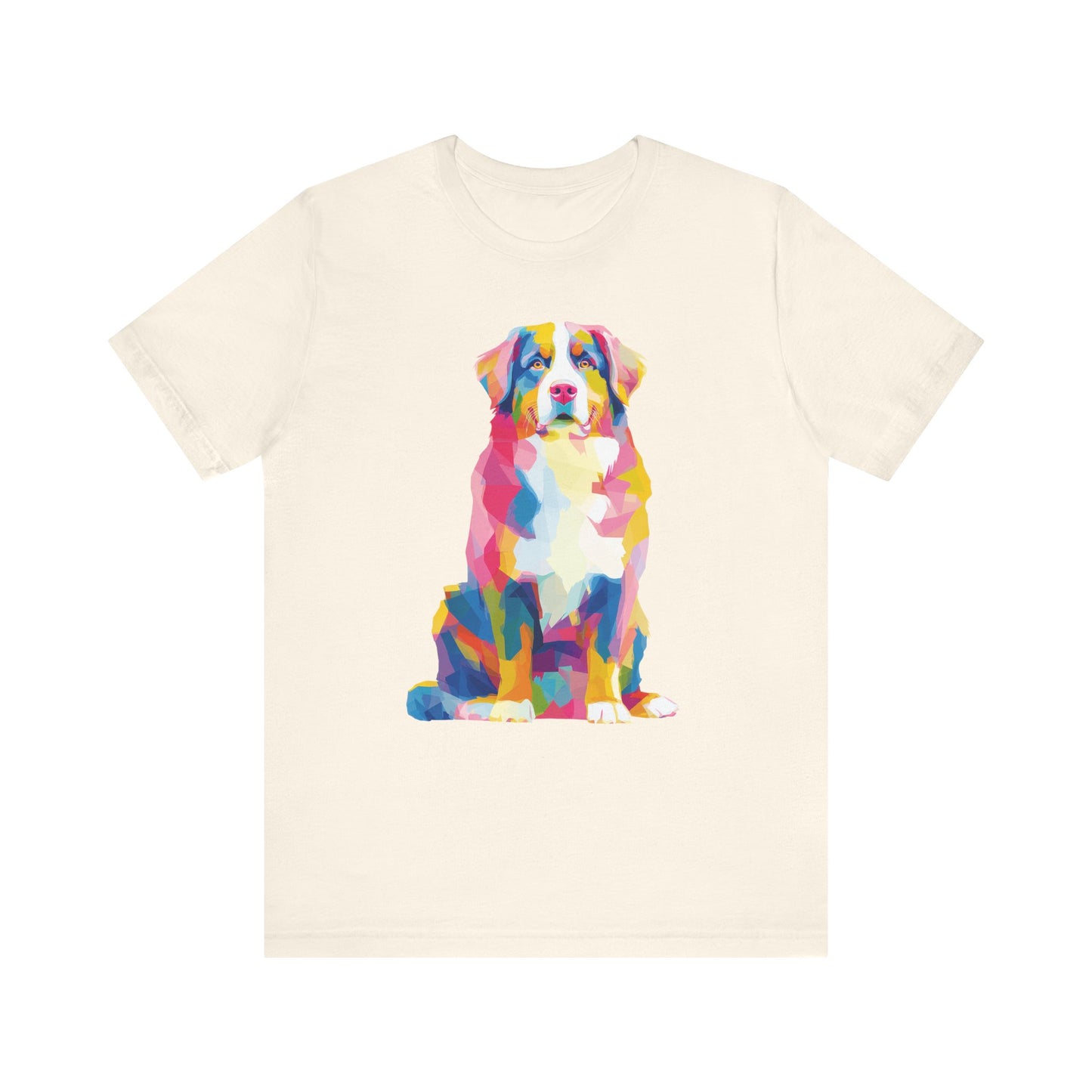 Bernese Mountain Dog "Colorful Canine" T-shirt