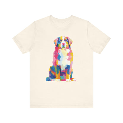Bernese Mountain Dog "Colorful Canine" T-shirt