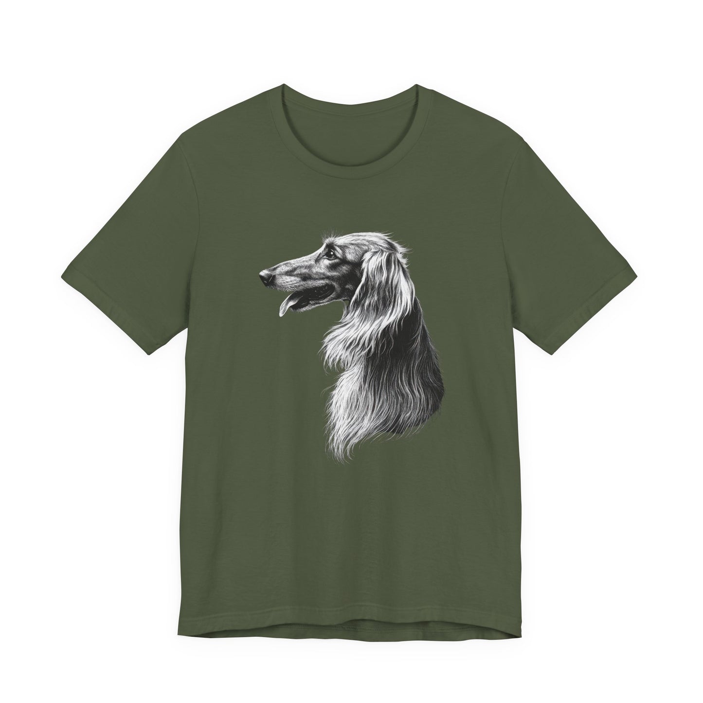 Afghan Hound "Noir & Blanc" T-shirt