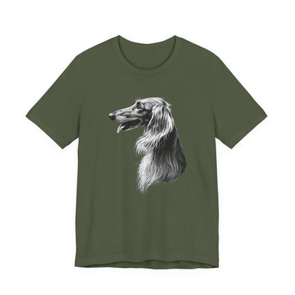 Afghan Hound "Noir & Blanc" T-shirt