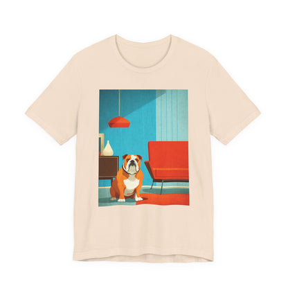 English Bulldog "Mid-Century Doggo" T-shirt