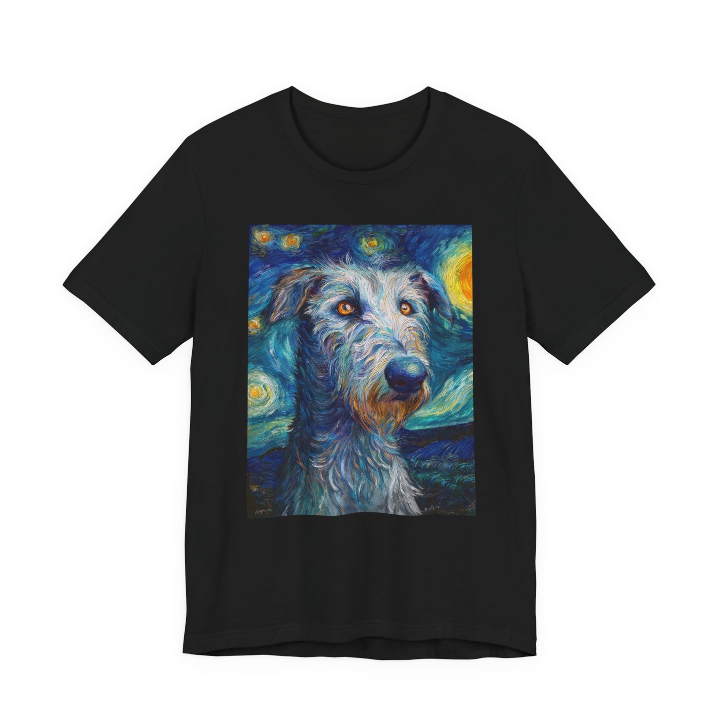 Irish Wolfhound "Starry Night" T-shirt