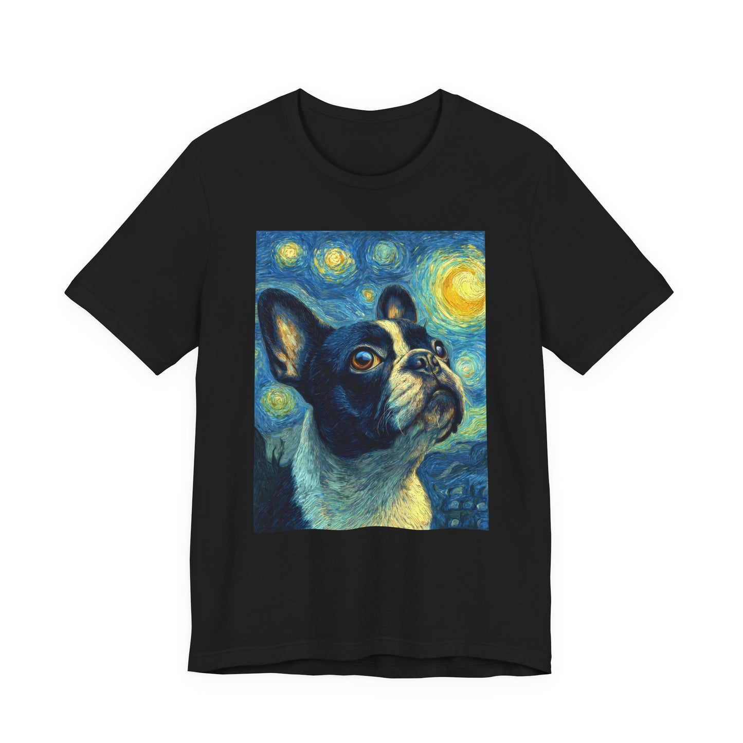 French Bulldog "Starry Night" T-shirt