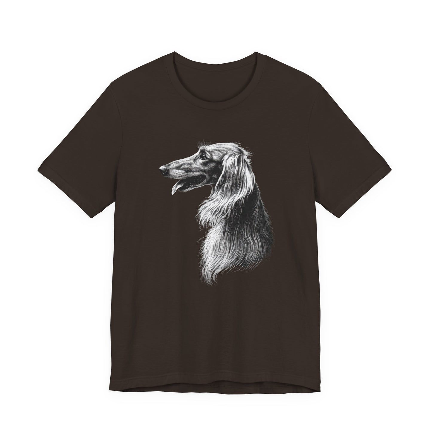Afghan Hound "Noir & Blanc" T-shirt