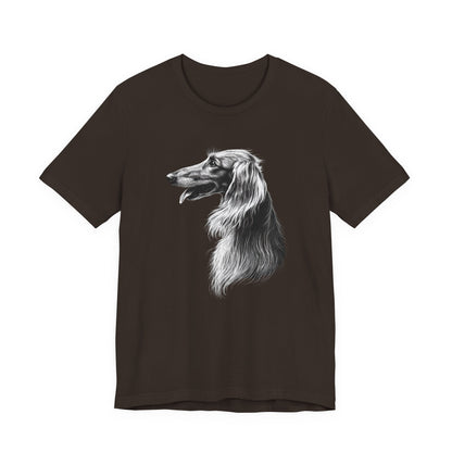 Afghan Hound "Noir & Blanc" T-shirt
