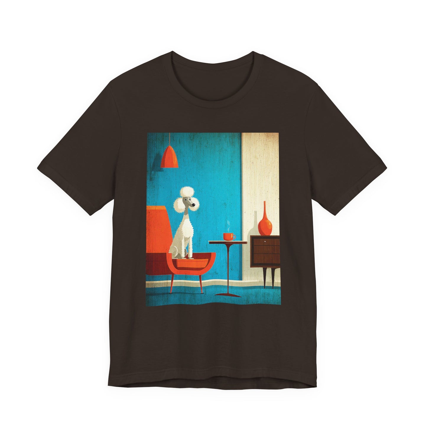 French Poodle "Mid-Century Doggo" T-shirt