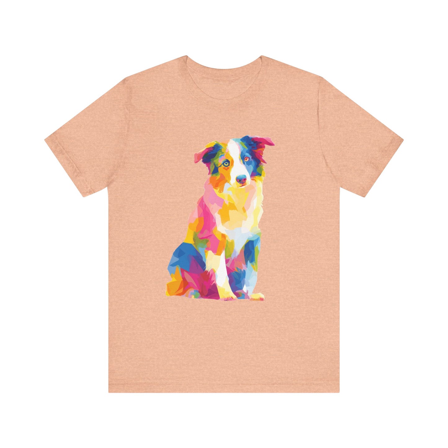 Australian Shepherd "Colorful Canine" T-shirt
