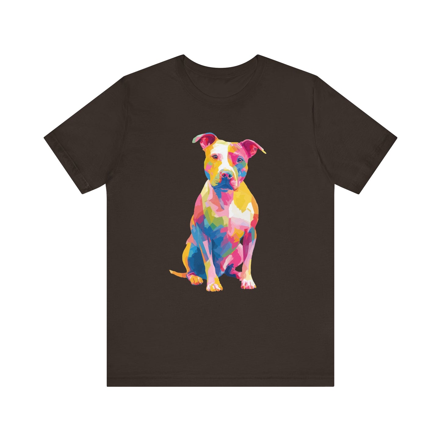 American Pit Bull "Colorful Canine" T-shirt