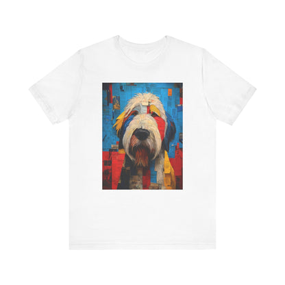 English Sheepdog "Mosaic Mutt" T-shirt