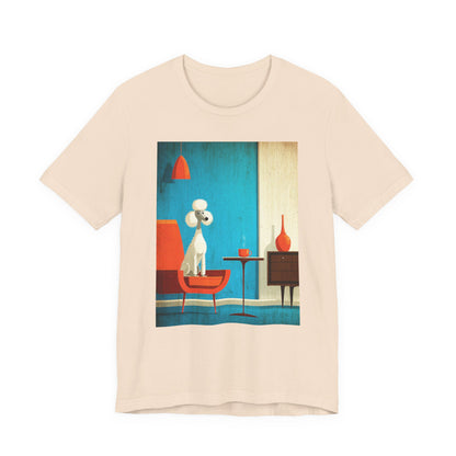 French Poodle "Mid-Century Doggo" T-shirt