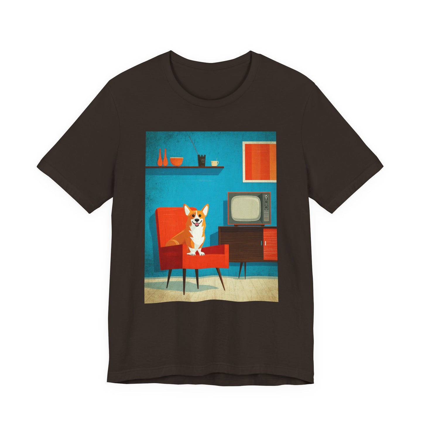 Pembroke Welsh Corgi "Mid-Century Doggo" T-shirt