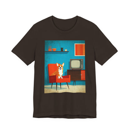 Pembroke Welsh Corgi "Mid-Century Doggo" T-shirt