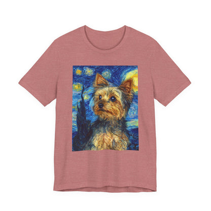 Yorkshire Terrier "Starry Night" T-shirt