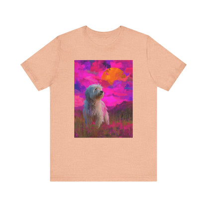 Coton de Tulear "Magenta Sky" T-shirt