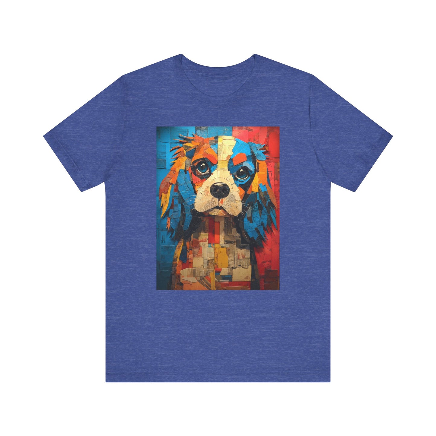 Cavalier King Charles Spaniel "Mosaic Mutt" T-shirt