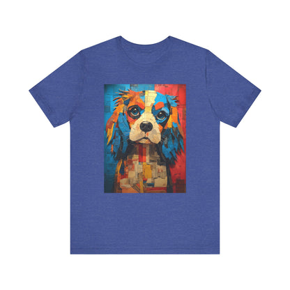 Cavalier King Charles Spaniel "Mosaic Mutt" T-shirt