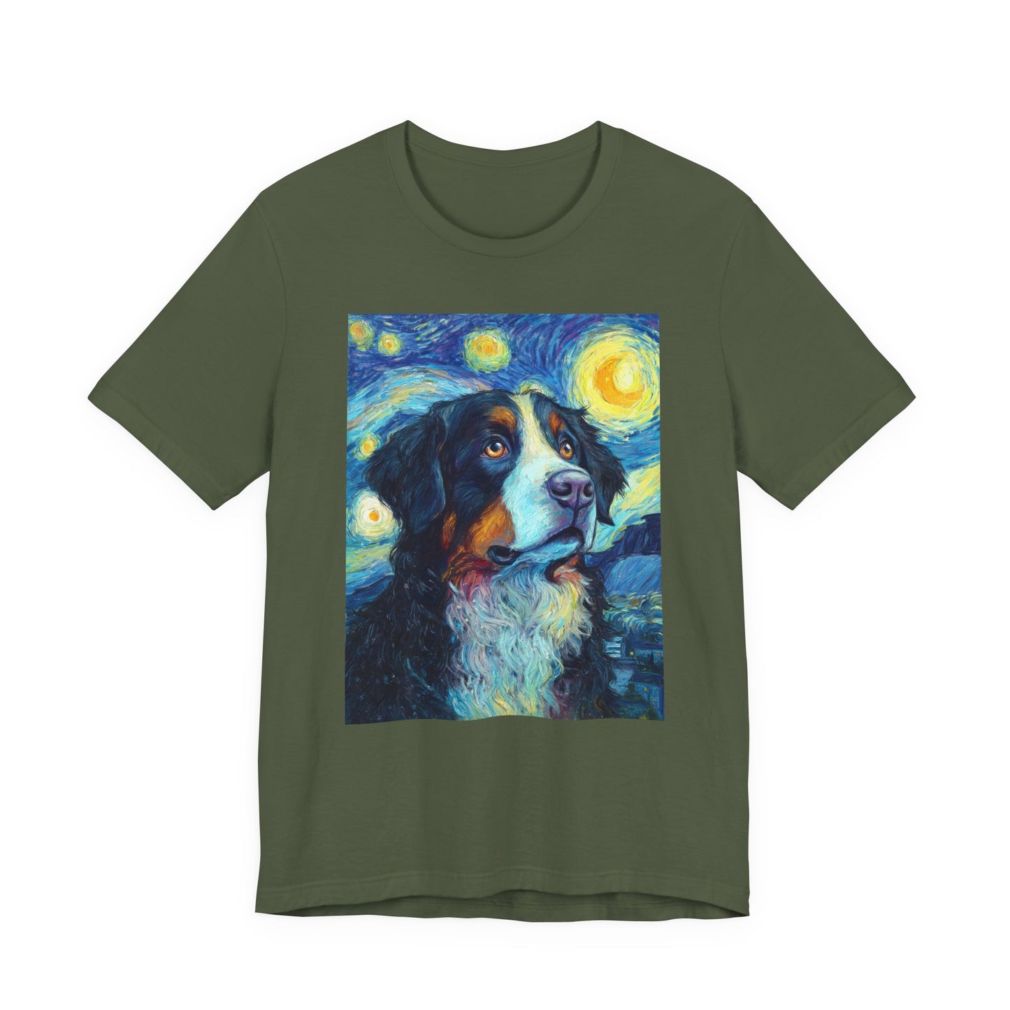 Bernese Mountain Dog "Starry Night" T-shirt