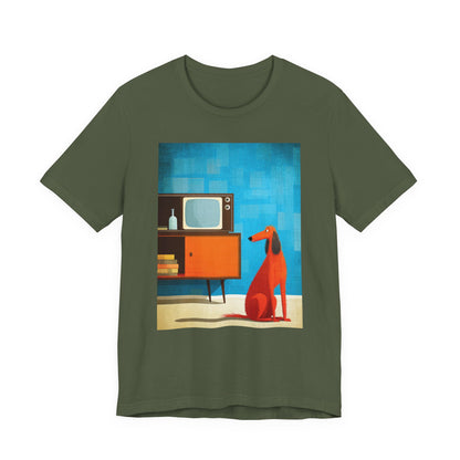 Afghan Hound "Mid-Century Doggo" T-shirt