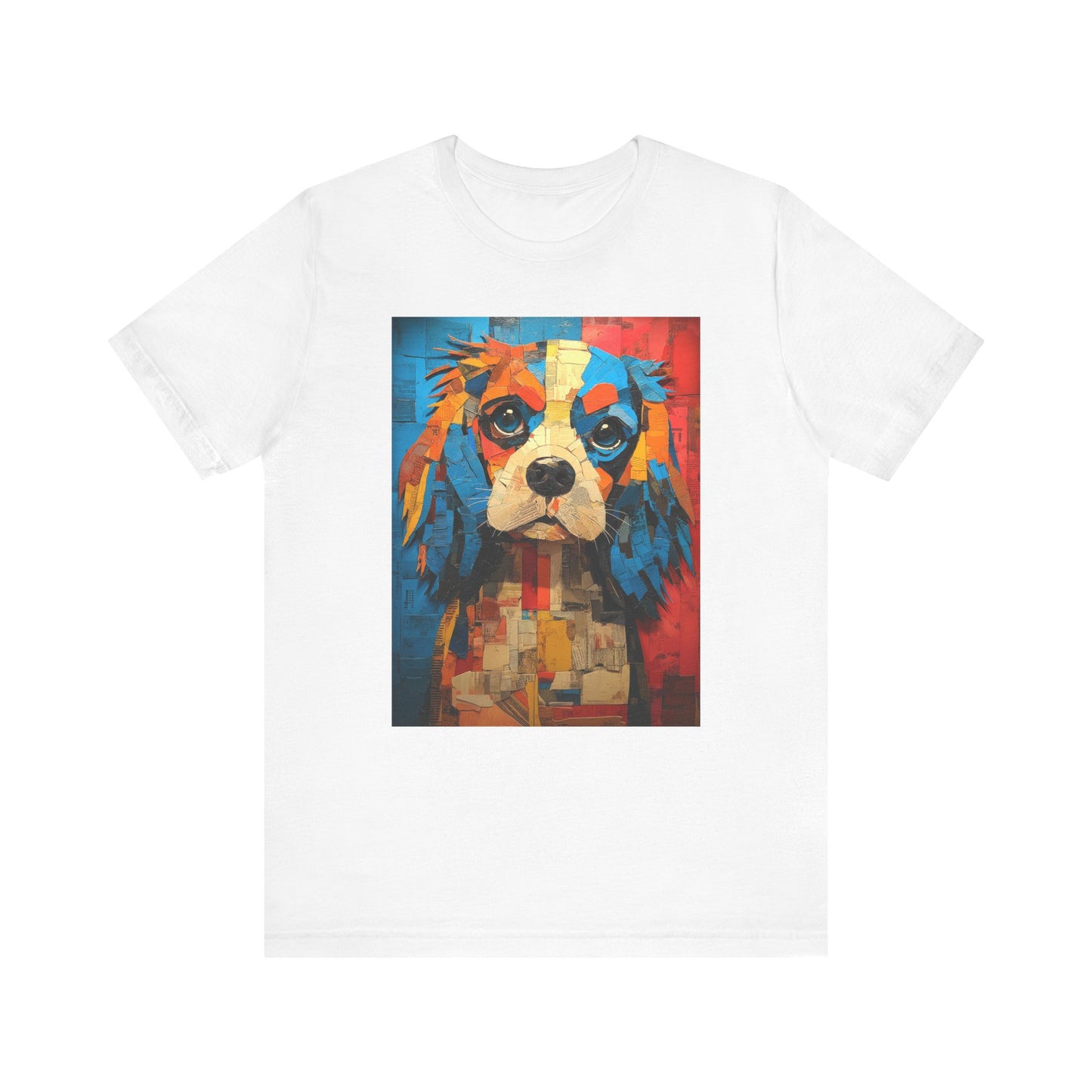 Cavalier King Charles Spaniel "Mosaic Mutt" T-shirt