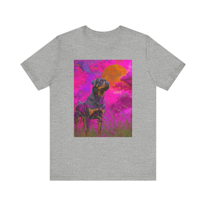 Rottweiler "Magenta Sky" T-shirt