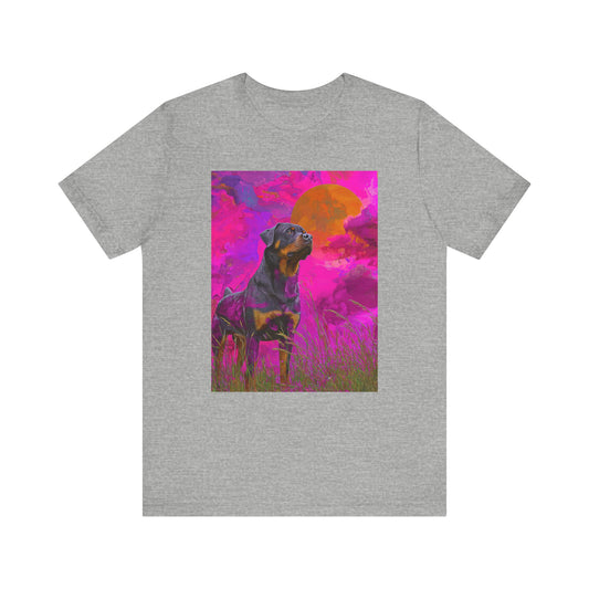 Rottweiler "Magenta Sky" T-shirt