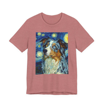 Australian Shepherd "Starry Night" T-shirt
