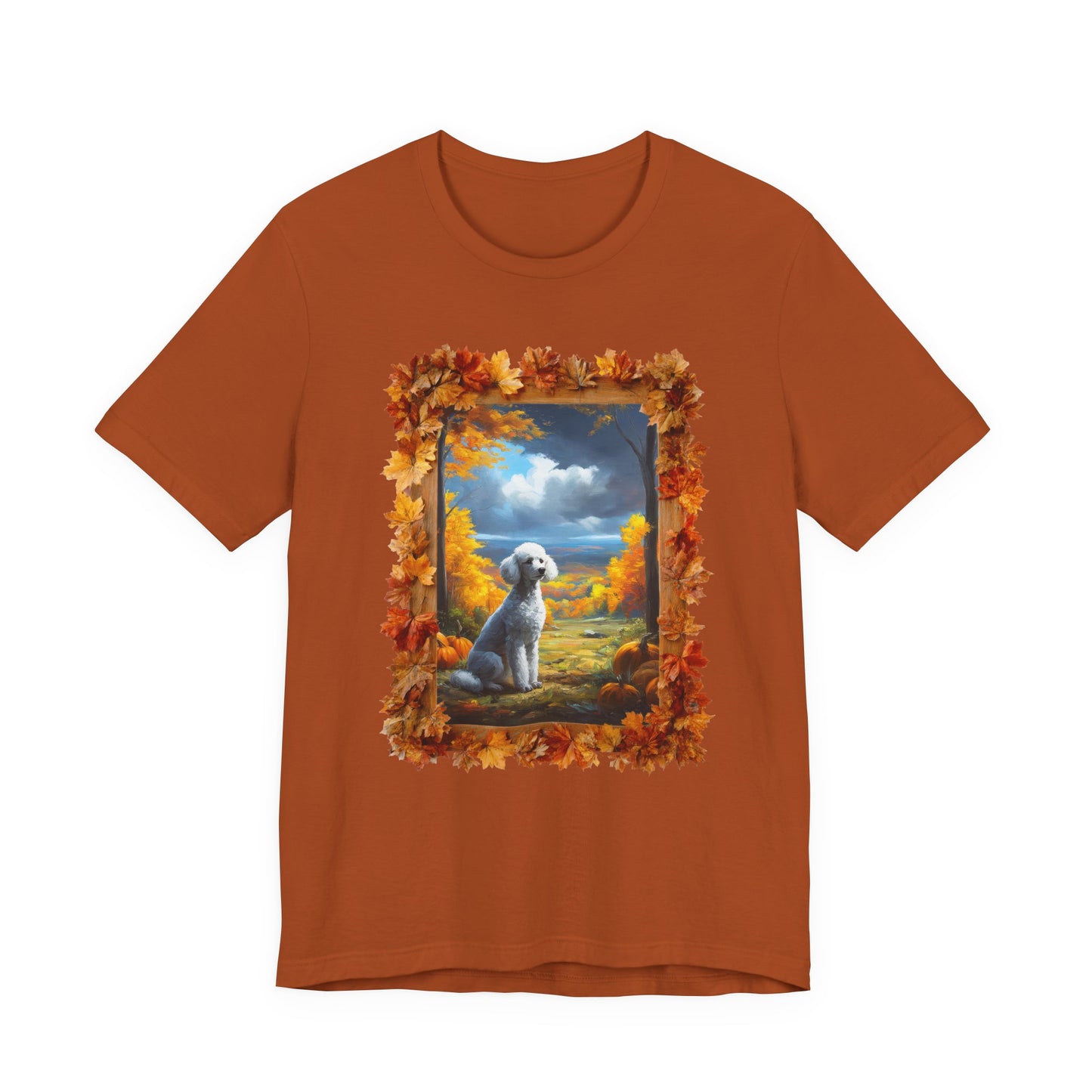 French Poodle "Pumpkin Pup" T-shirt