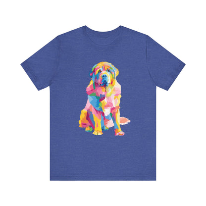 Tibetan Mastiff "Colorful Canine" T-shirt