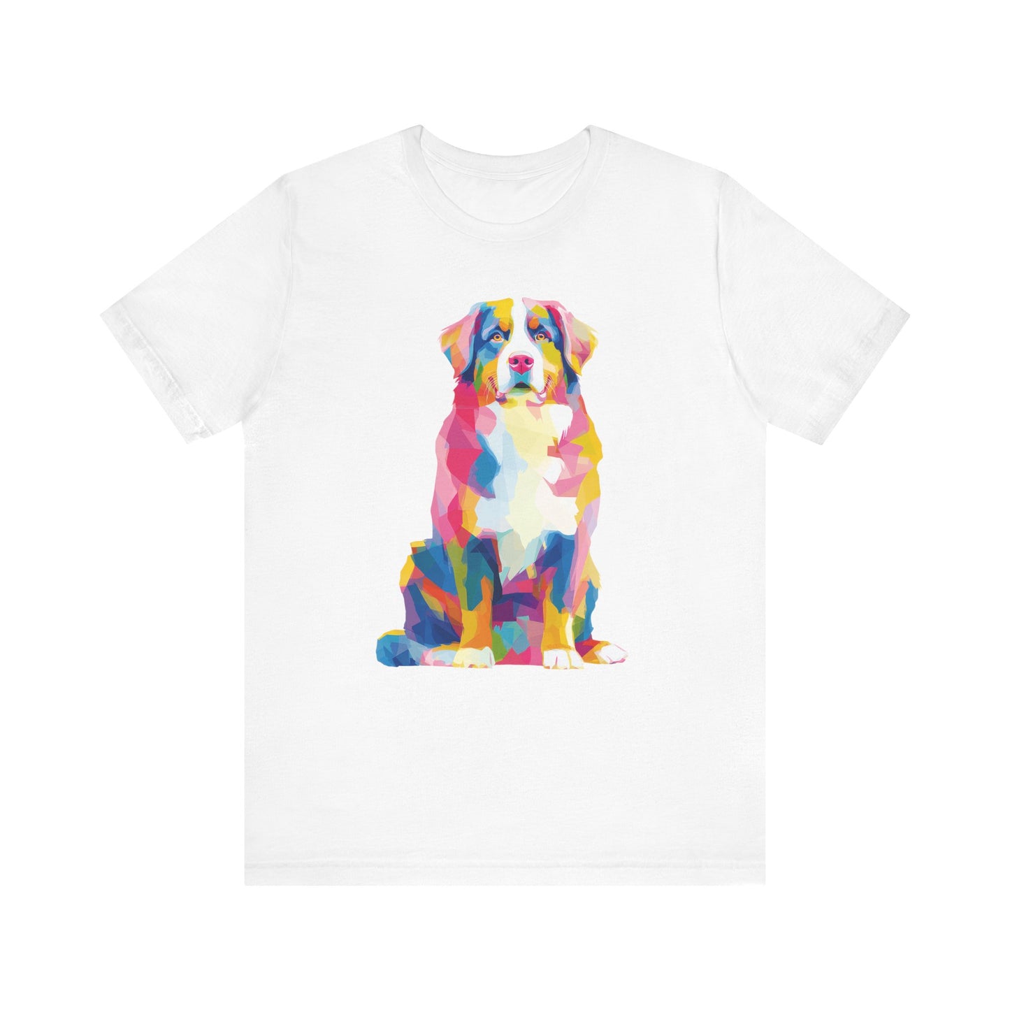 Bernese Mountain Dog "Colorful Canine" T-shirt