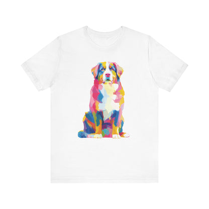 Bernese Mountain Dog "Colorful Canine" T-shirt