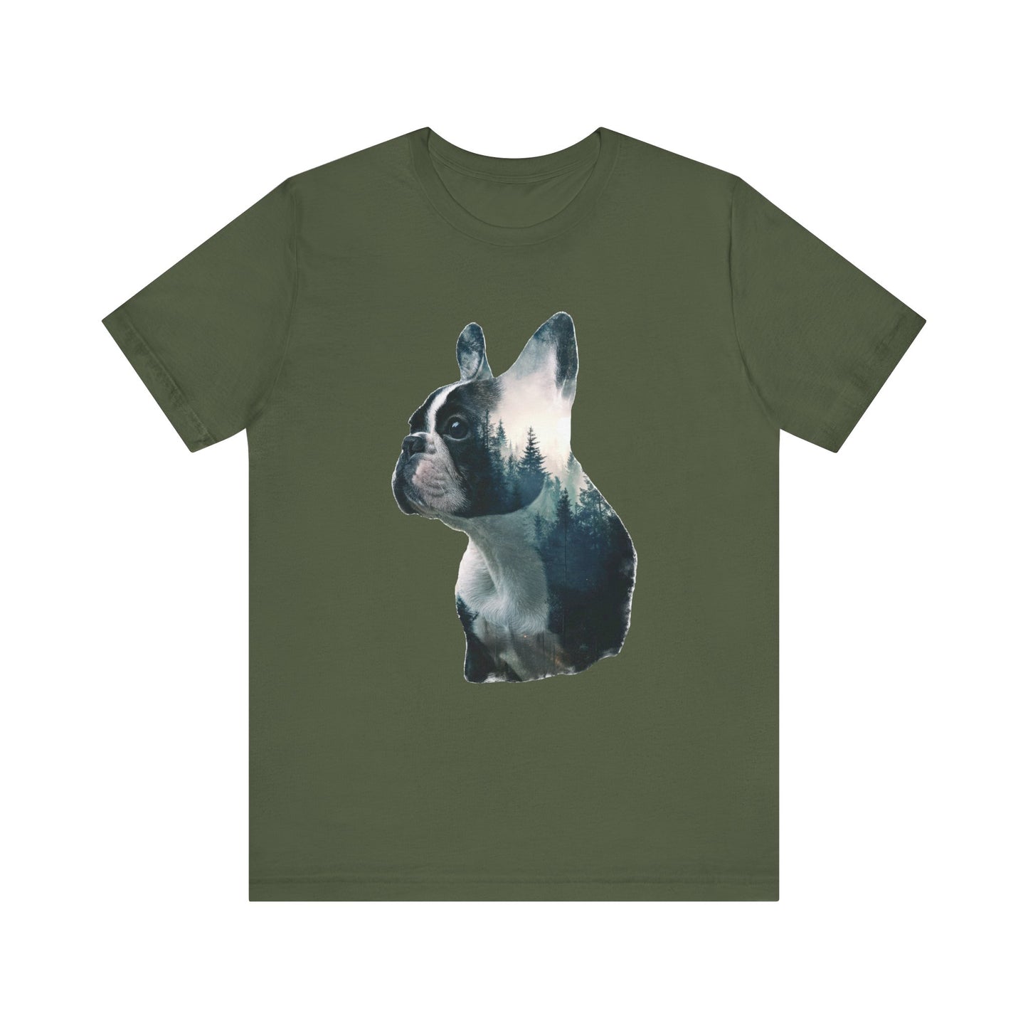 French Bulldog "Forest Minded" T-shirt