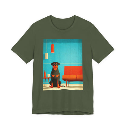 Rottweiler "Mid-Century Doggo" T-shirt