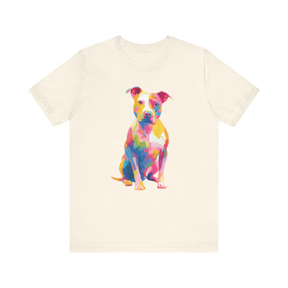 American Pit Bull "Colorful Canine" T-shirt
