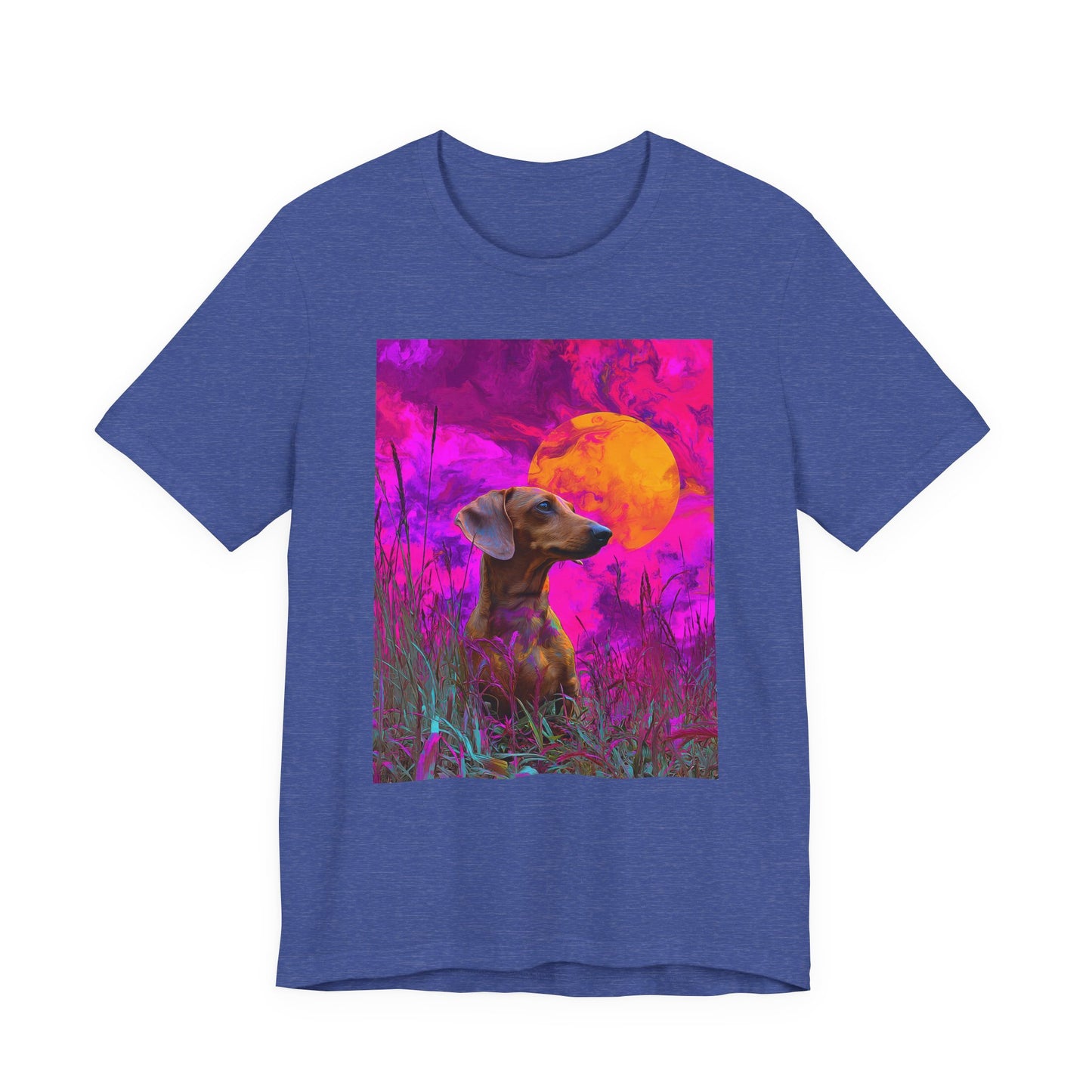 Dachshund "Magenta Sky" T-shirt