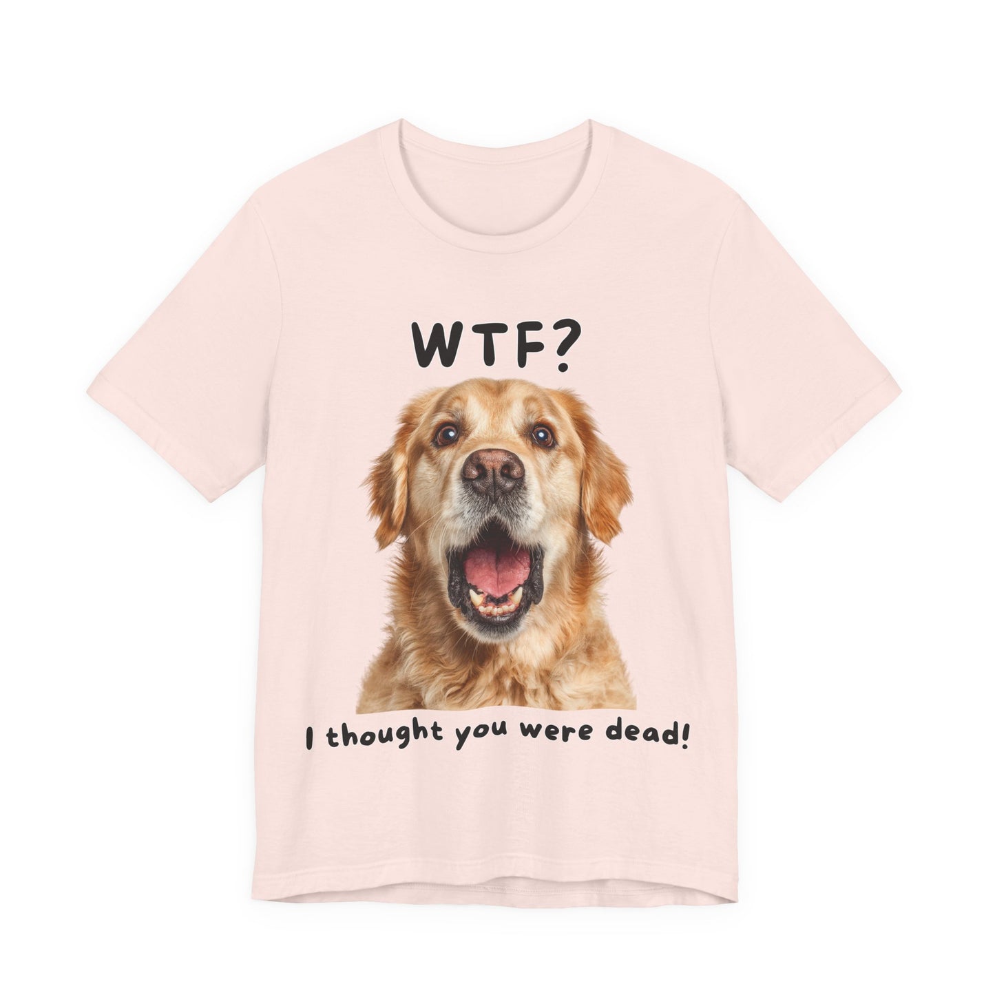 Golden Retriever "WTF?" T-shirt
