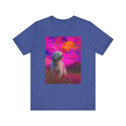 Coton de Tulear "Magenta Sky" T-shirt