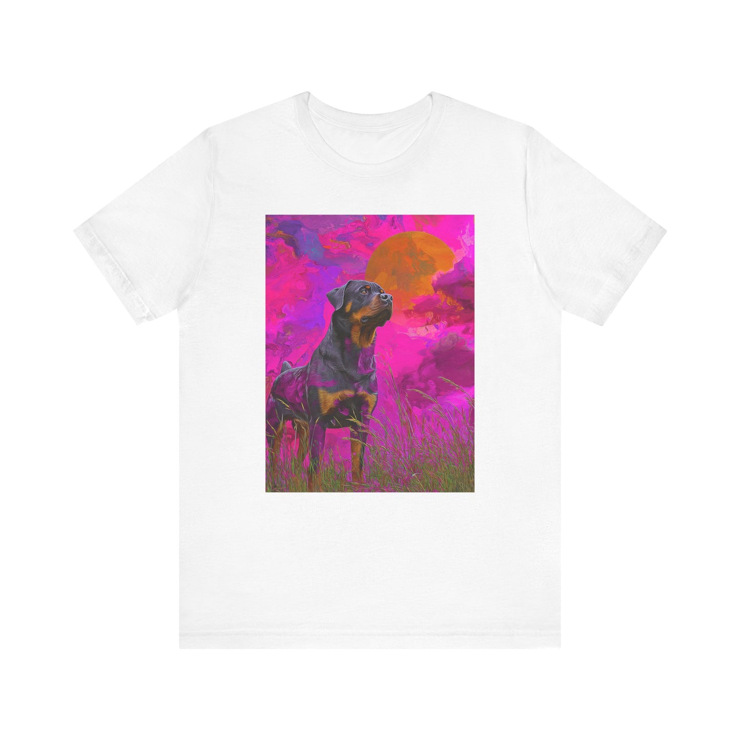 Rottweiler "Magenta Sky" T-shirt