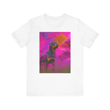 Rottweiler "Magenta Sky" T-shirt