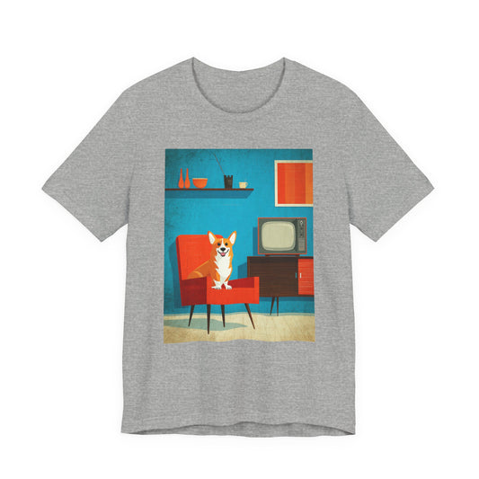 Pembroke Welsh Corgi "Mid-Century Doggo" T-shirt