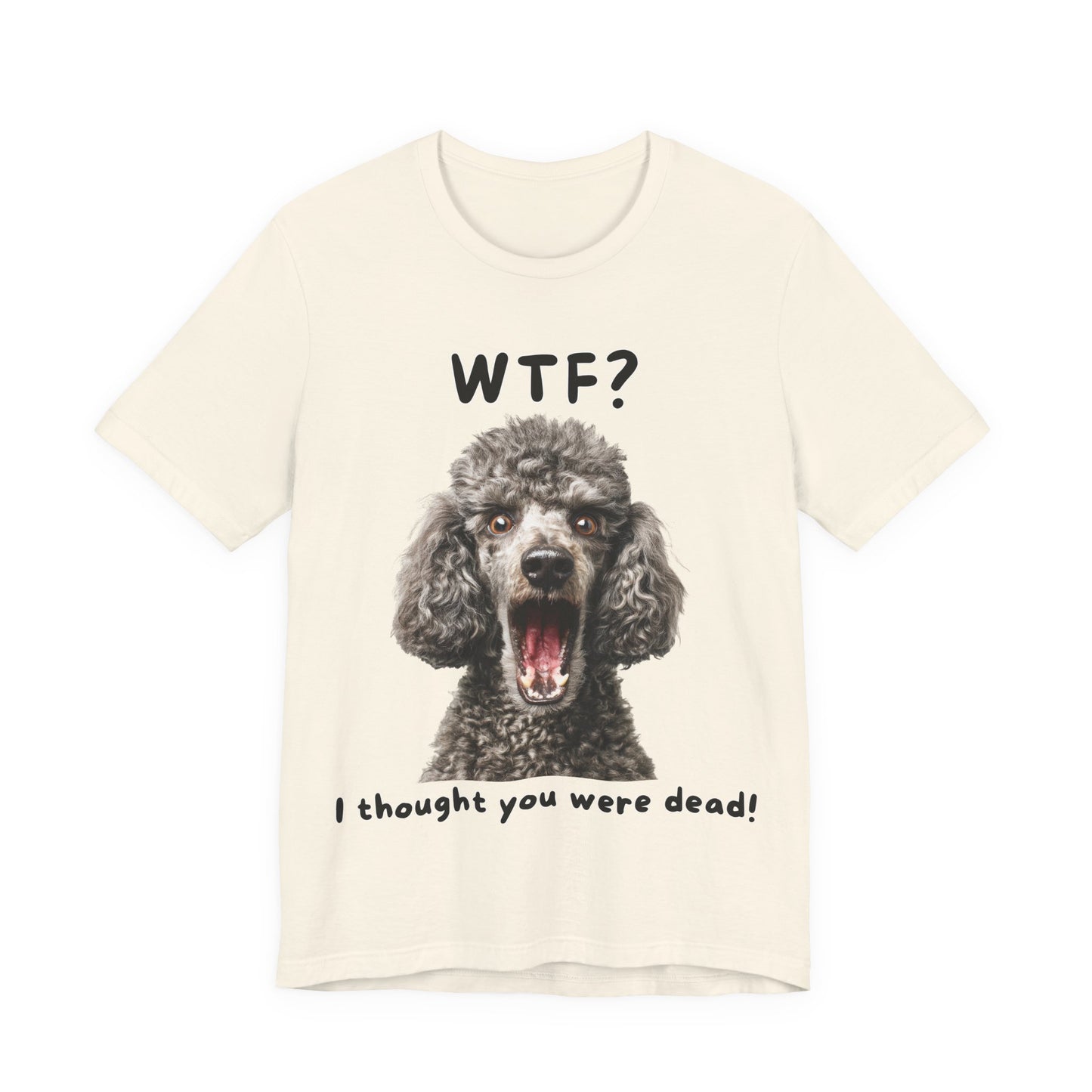 French Poodle "WTF?" T-shirt