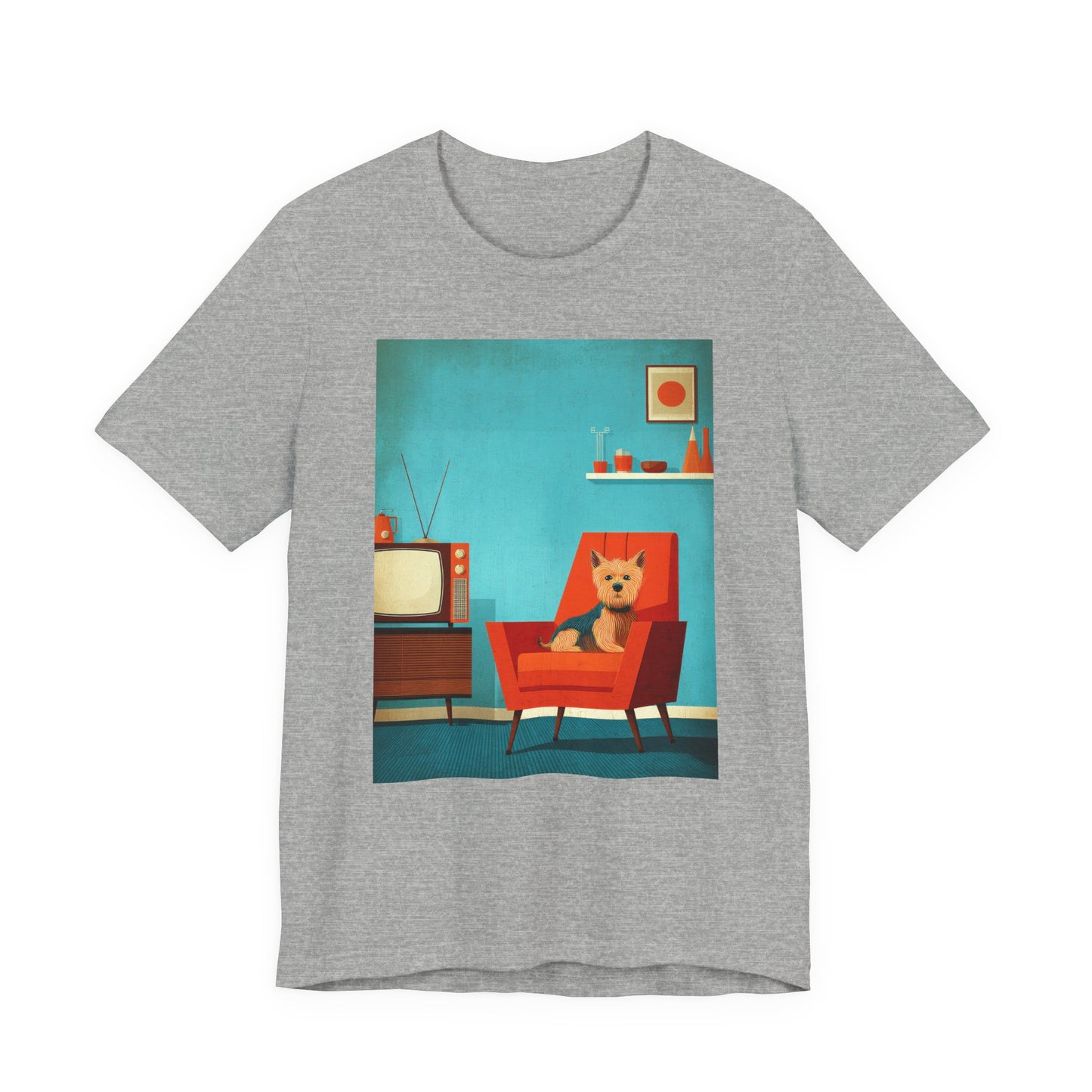 Yorkshire Terrier "Mid-Century Doggo" T-shirt