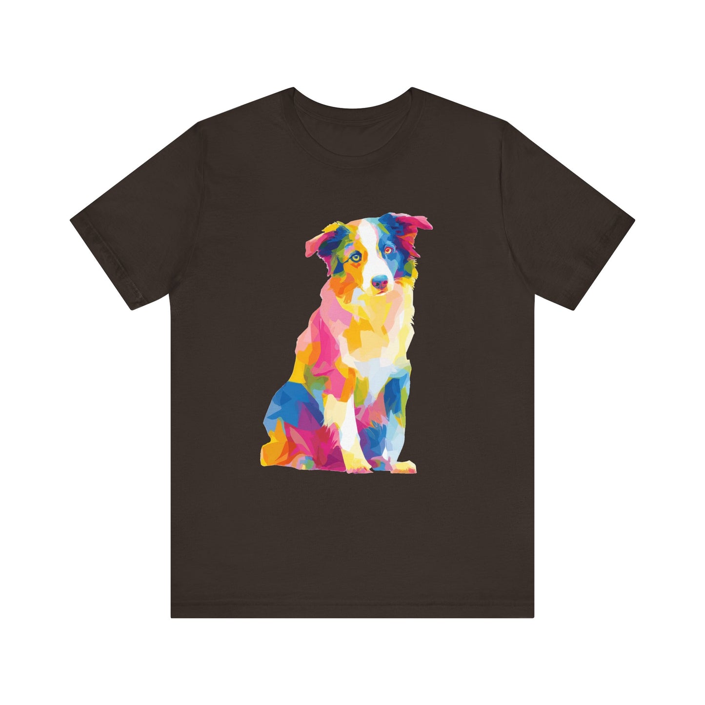Australian Shepherd "Colorful Canine" T-shirt