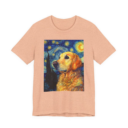 Golden Retriever "Starry Night" T-shirt