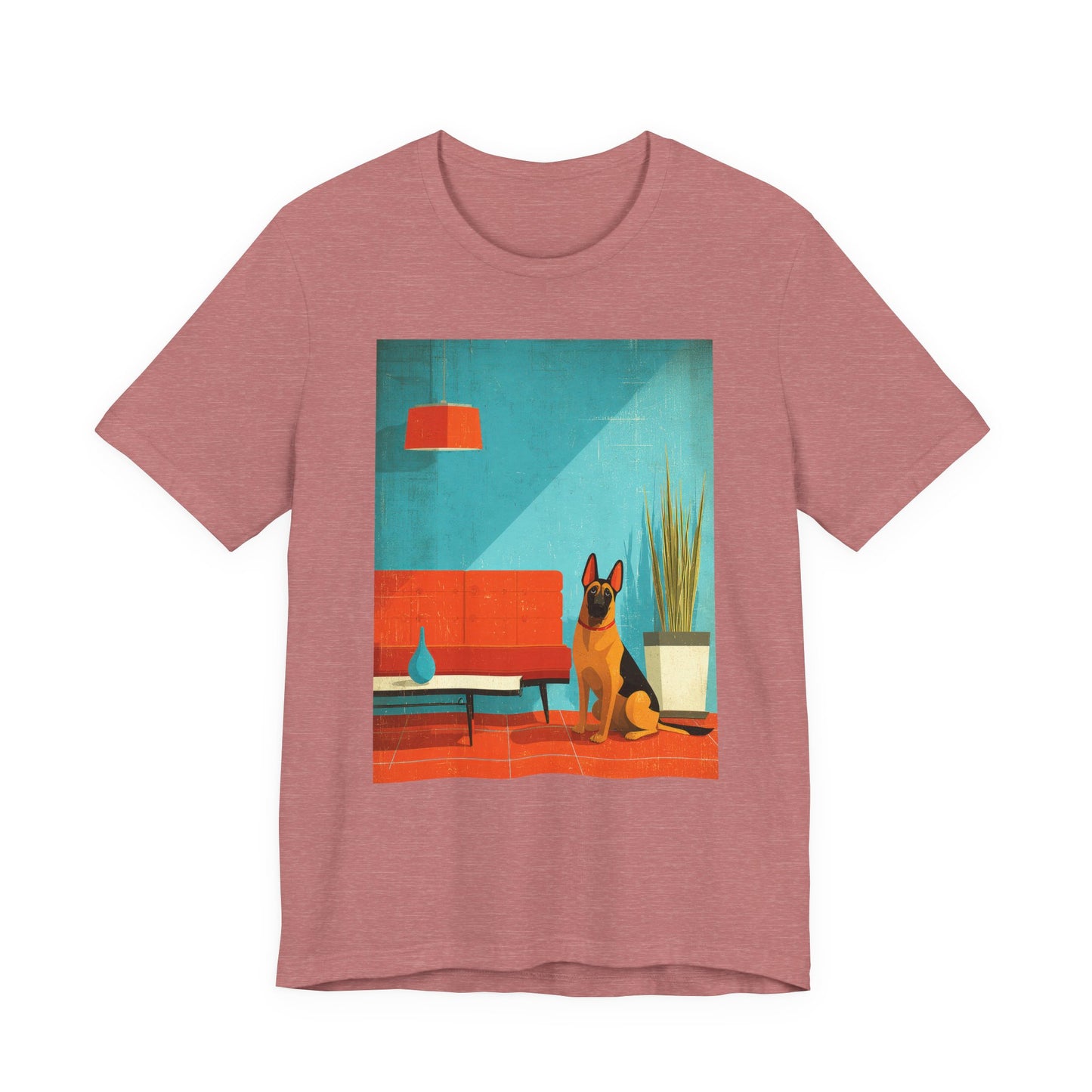 German Shepherd "Mid-Century Doggo" T-shirt