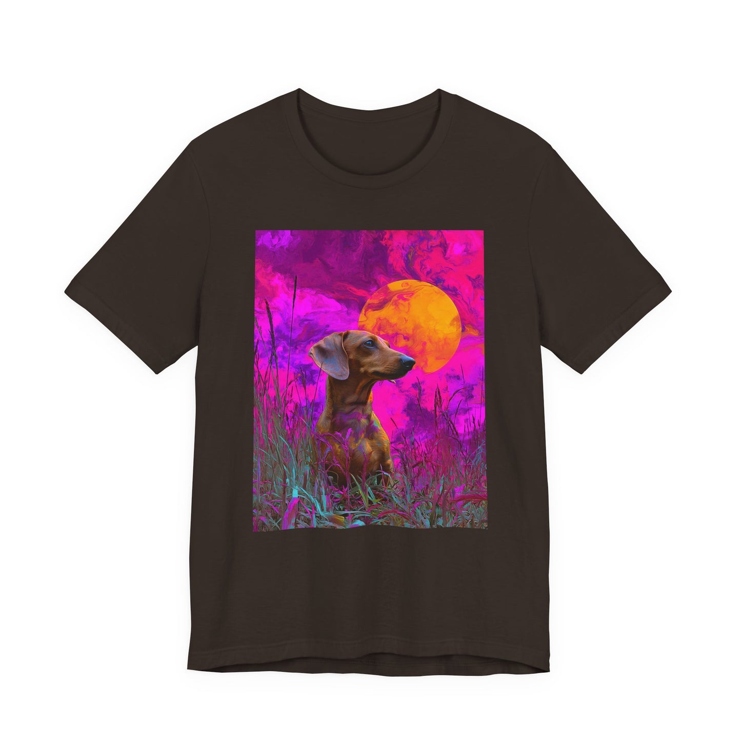 Dachshund "Magenta Sky" T-shirt