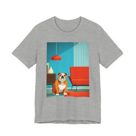 English Bulldog "Mid-Century Doggo" T-shirt