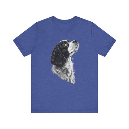 Cavalier King Charles Spaniel "Noir & Blanc" T-shirt