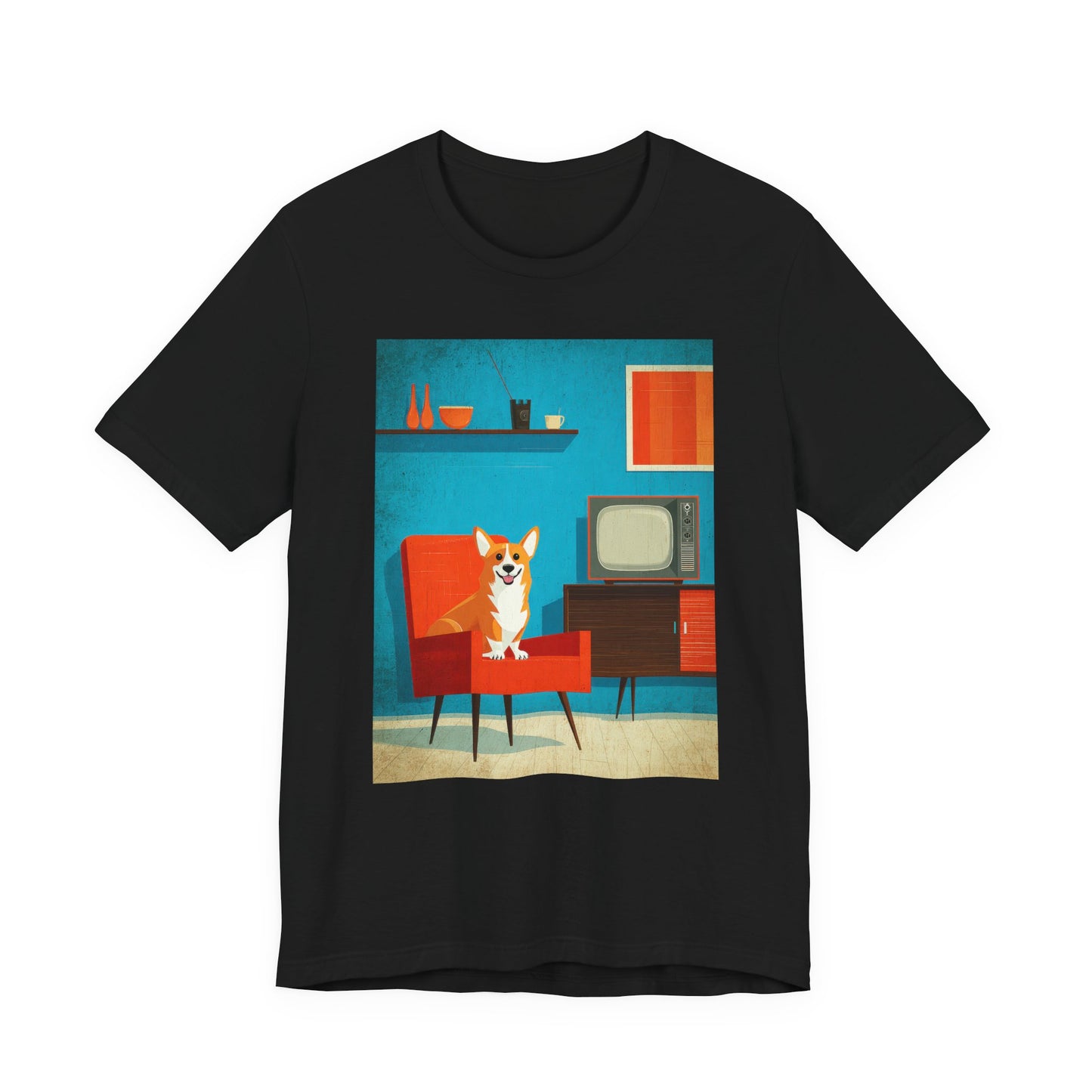 Pembroke Welsh Corgi "Mid-Century Doggo" T-shirt