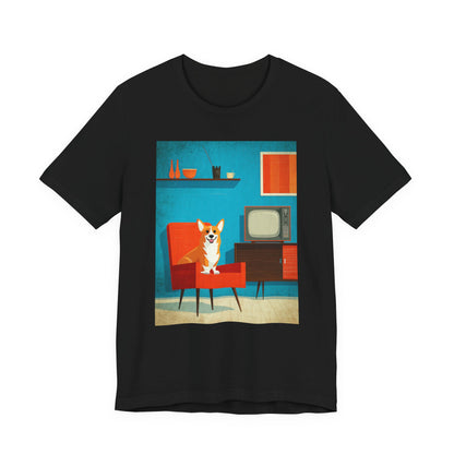 Pembroke Welsh Corgi "Mid-Century Doggo" T-shirt