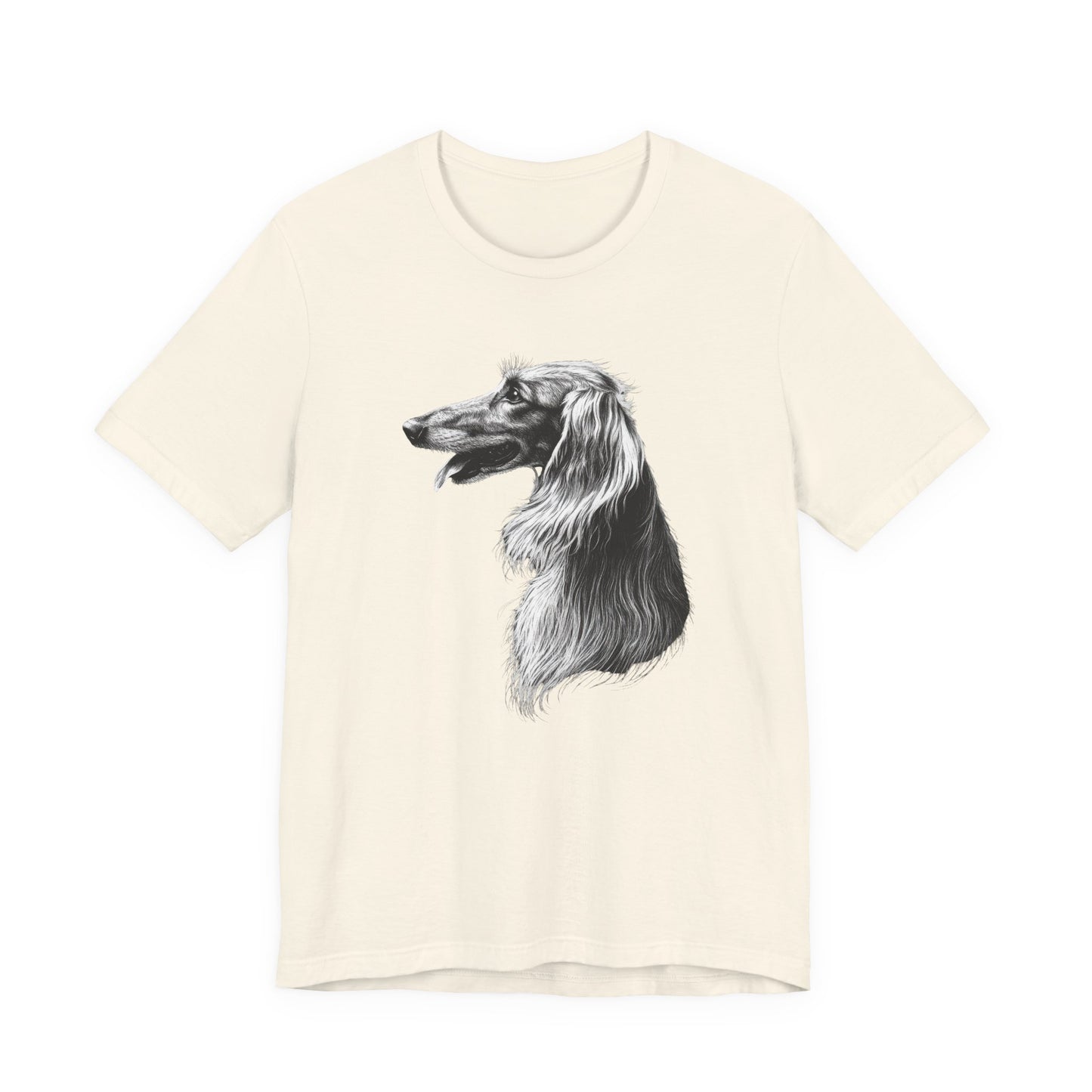 Afghan Hound "Noir & Blanc" T-shirt